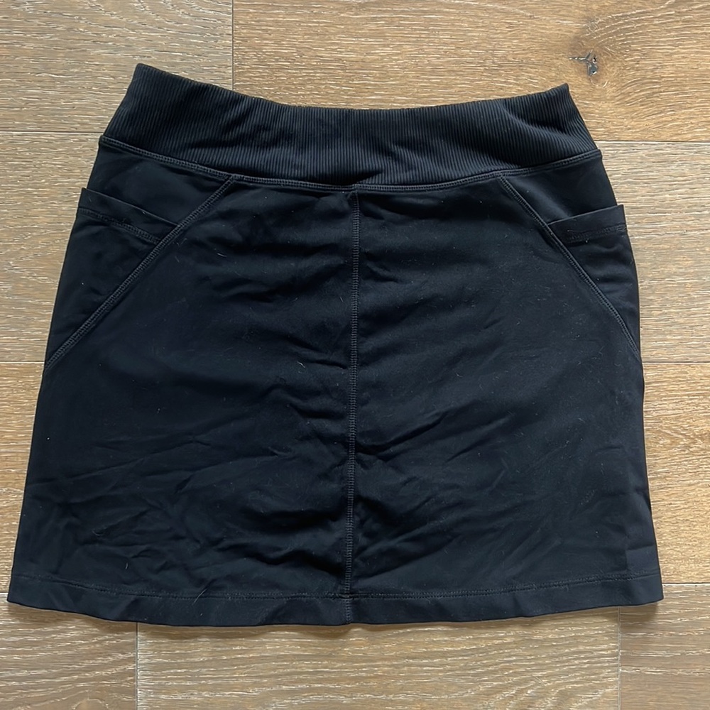 Athleta Excursion Black Athletic Mini Skort | S - image 2